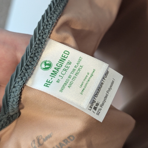 NWT J. Crew Teal Rashguard Long Sleeve Swimsuit - Picture 8 of 8